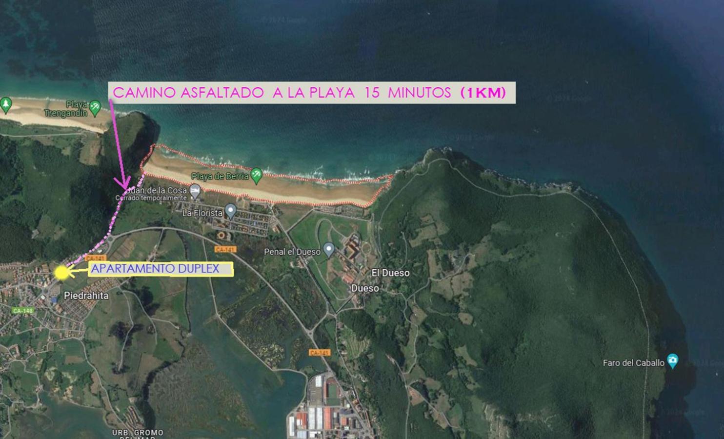 Duplex Playa Berria Apartment Piedrahita  Luaran gambar